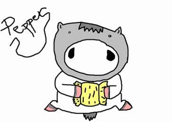 Anden særlig race Salt&Peber.. SOLGT  - Et billede der er en der har lavet til mig af Pepper (self.) taak...  billede 17