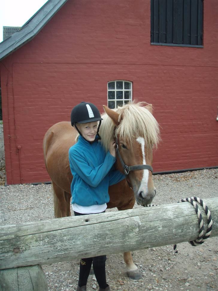 Islænder Sóley fra Lille Nørregård - Mig og Sóley    taget af:tidligere ejer billede 1