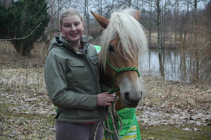 Haflinger Winston *RIP* - Mig og Winston foran søen i det gamle fun park fyn. billede 6