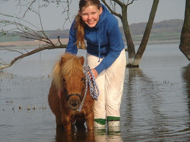 Miniature Minimøjsen Minor <33 - Minor og jeg i søen for allerførste gang! :D billede 4