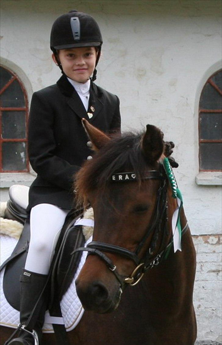 New Forest Lundemarksgaards Hera Ophelia - 2) Her har mig og hera fået en 3. plads. Foto: Sanne Dahlin billede 2