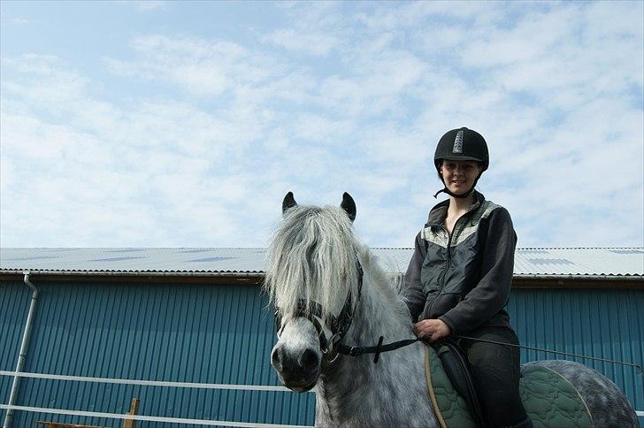 Welsh Pony (sec B) Nappemarkens Porsche - Lidt ridning sammen med Maya.. :) Billede taget af Maya.. billede 8