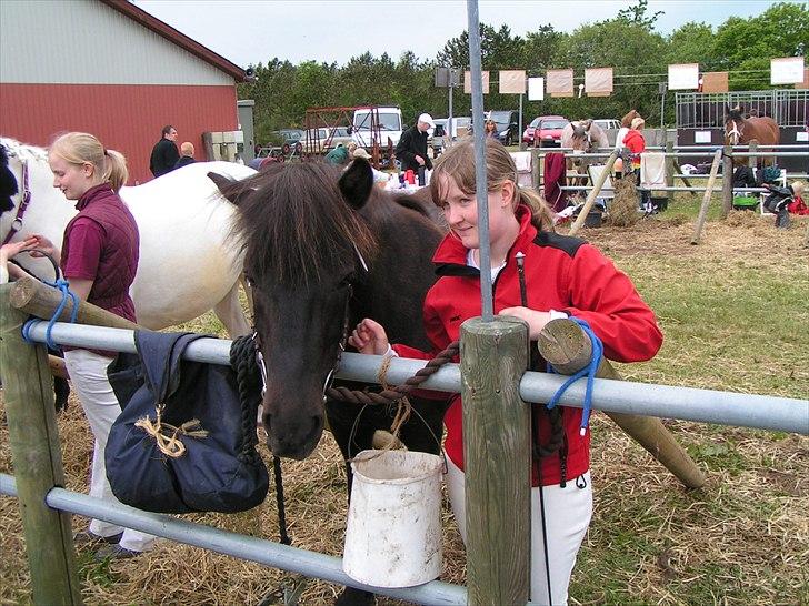 Islænder Nanna fra Sjørslev - nanna og mig til dyrskue i lemvig 2010 billede 4