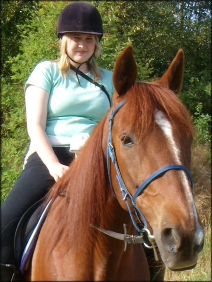 Traver Rocket Richard - Rocket og meg på ridetur 29.juni 07 billede 2