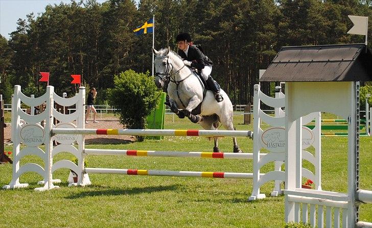 Anden særlig race Skipper Mønstergård. *A-Pony* - Sacha Mortensen & Skipper Mønstergård. Vores første CCIP2** sammen. Her på springbanen, som også var vores første 110 - 115 bane til stævne. Vi gennemførte. (o: billede 2