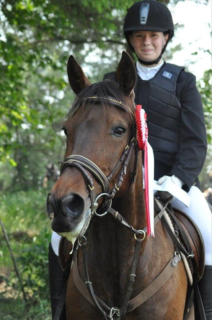 Traver Matasja CN *Natascha* - stævne med cecilie i søndertoft hvor de fik en 1 plads i LD i spring :) billede 8