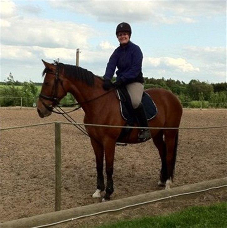 Palomino Charming Miss - Behaving - En af de første rideture efter vores "lille uheld", hvor jeg brækkede kravebenet.
 billede 5