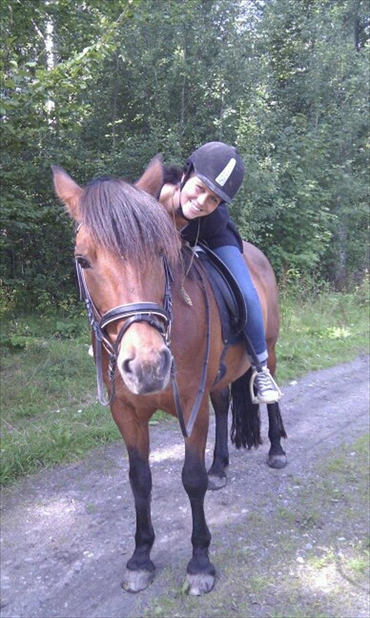 Connemara Elmelys Godfather<3 - Maya på en lidt større pony end Vito :-) billede 8