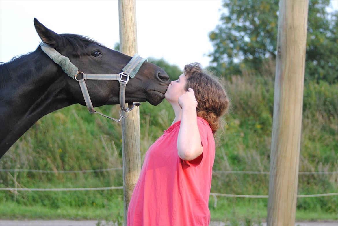 Oldenborg HH´s Theodor aka. Tiger-dyret <3 - Theo og mig der træner 'at kysse' på kommando :P billede 2