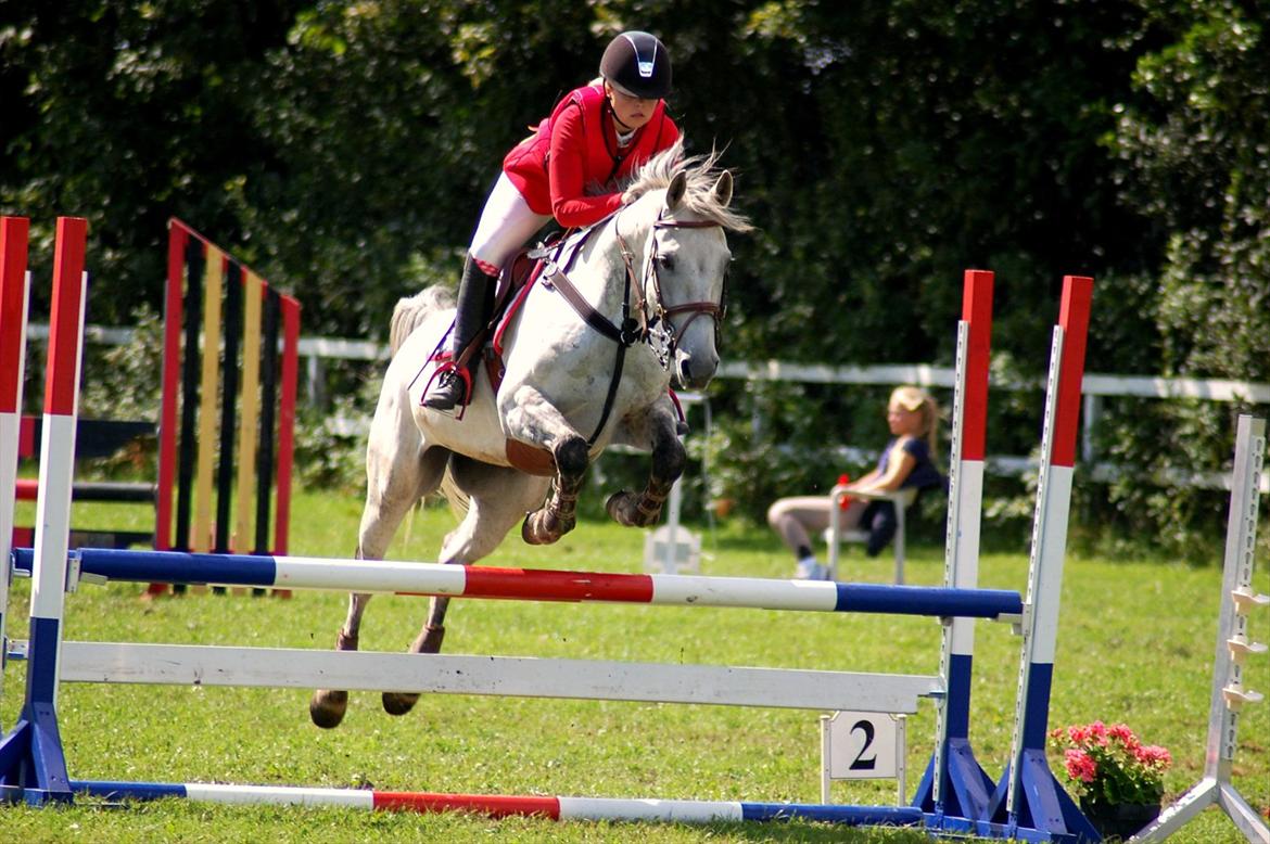 Tysk Sportspony AMERICAN JACKPOT (AMIGO) - American Jackpot & Mig, i Aulum springderby, August 2011! Foto: Line Nørgaard, tak (-: billede 10