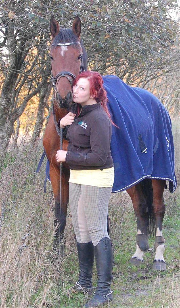 Dansk Varmblod Kronborgdiges Flika  - Flika og Mig :D billede 2