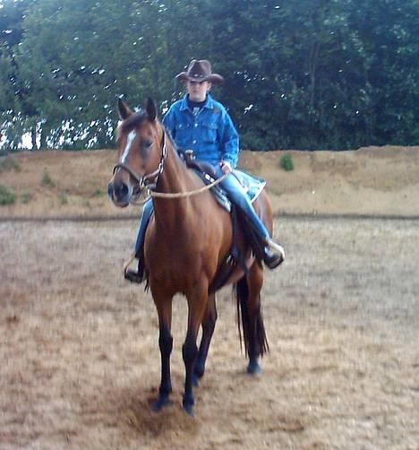 Fuldblod (XX) Blue Line Lady - første gang jeg red på blue=) lang tid siden!!! billede 3