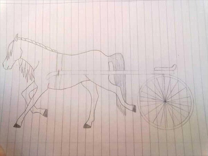 Traver Roses Lime - Sad og tegnede forleden dag :-D
Det skal forestille Rosie med sulky :-) billede 12