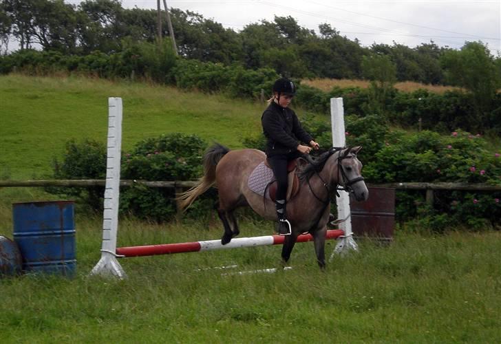 Anden særlig race Vanggården's Mister Magic - Elsker det her billede, da det er det eneste billede jeg har hvor jeg springer på Mister <3 På ridelejren på Mors, d. 11-07-2007 :´) <3 billede 13