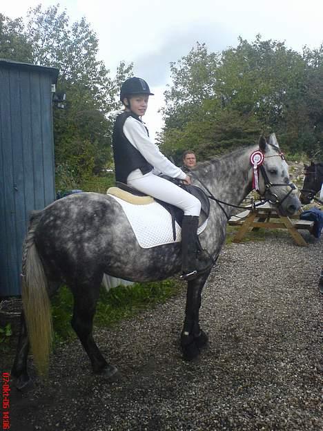 Anden særlig race Tulle - Tulle og jeg efter præmieoverækkelse, efter vores FØRSTE spring stævne..  billede 16