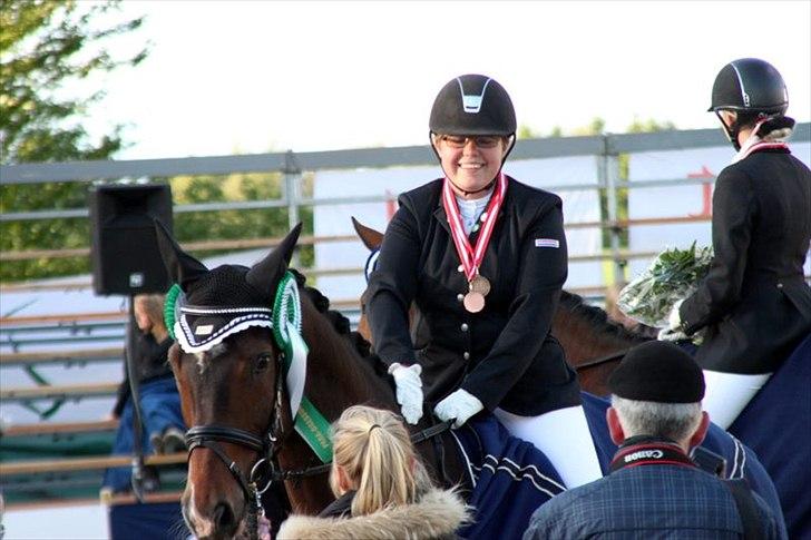 Dansk Varmblod Østergårdens Deleight - DM-bronze efter 3 mdr. arbejde! Få point fra sølv!!!! :) billede 16