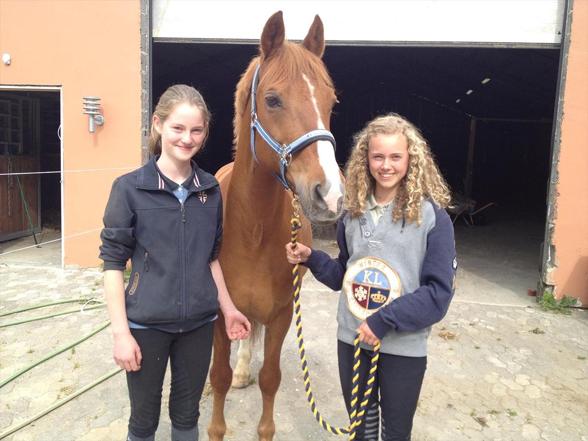 Anden særlig race Bastian (B-pony) - Emily og mig ved Bastian lige da Emily skulle sige farvel til ham:) billede 1