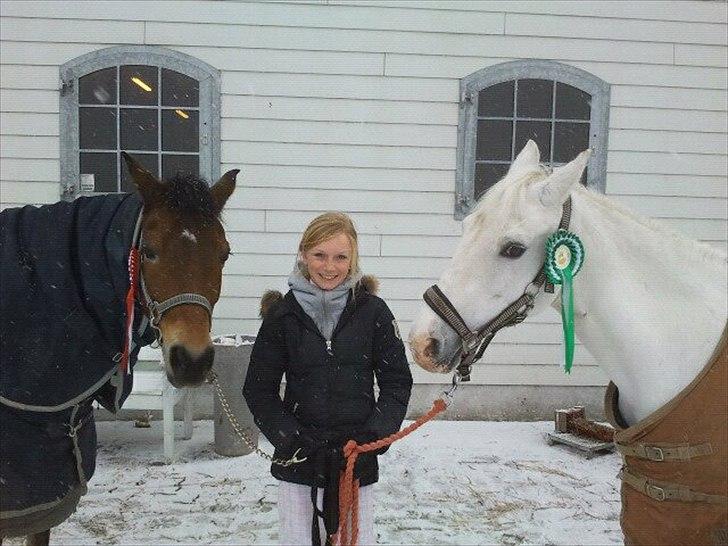 Anden særlig race Emil Lønneberg-springstjernen!!!<3R.I.P - Emil og min gamle låne pony Cirkeline.... det er sjovt at ride stævne når min vinder!!!! :* billede 15