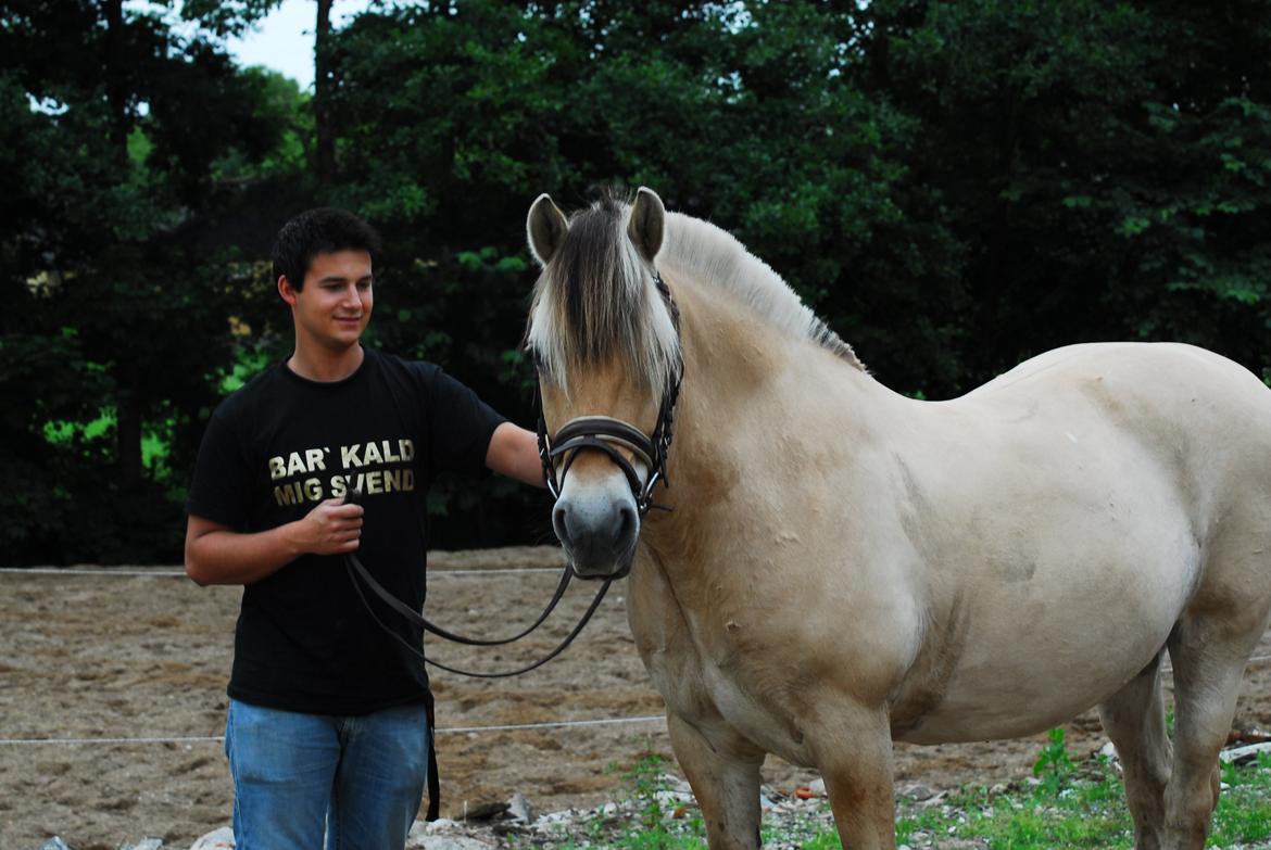 Fjordhest Kvornings Sisse R.I.P 02.12.12 - Sisse og manden. Sisse elsker ham :) billede 10