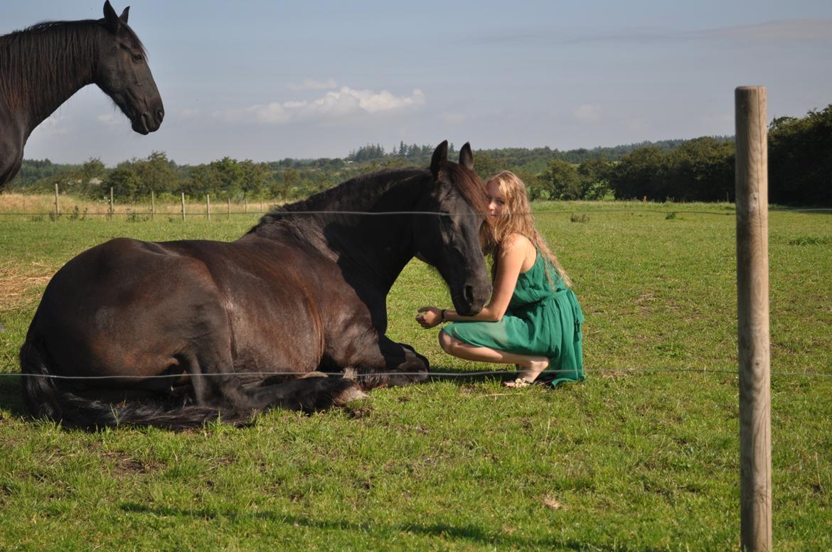 Frieser AKKE FAN DE SLACHTEDYK (Red og passede) - Akke og jeg, der puttede lidt i morges :) D. 5. august 2012 billede 16