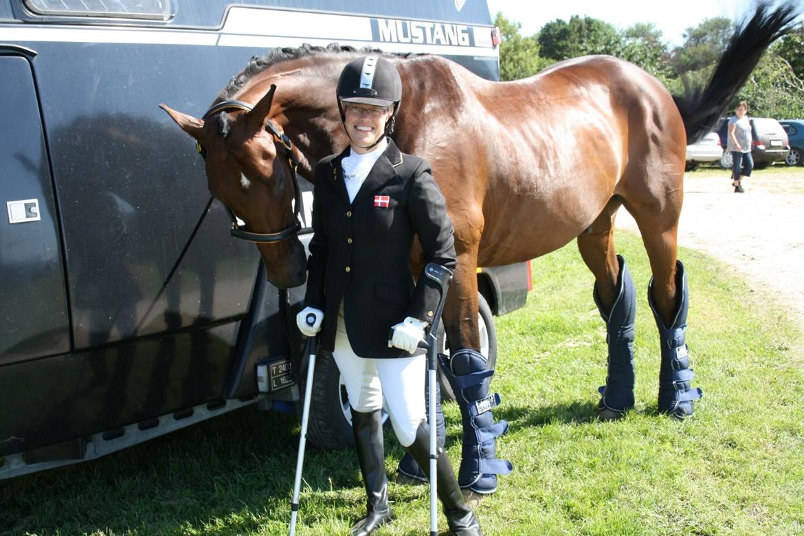Dansk Varmblod Markgårds Donnewind - Stævne Blåvandshuk 12. august 2012 - 1 plads i LB2 billede 9