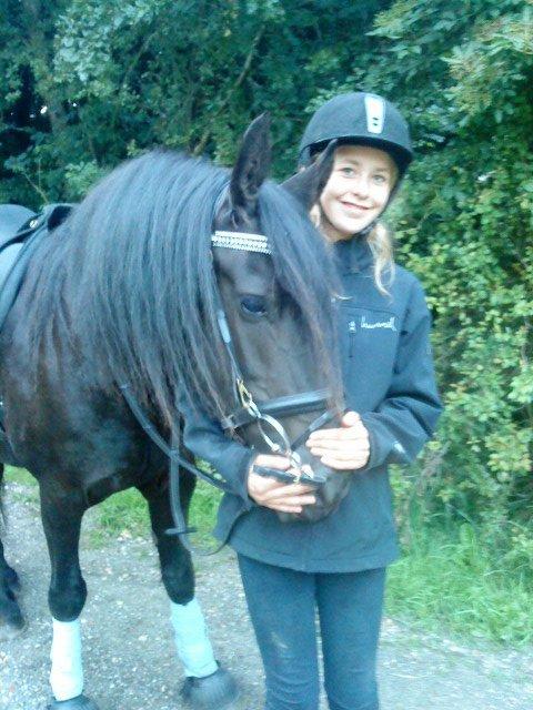 Frieser EFTERLYSES - Quella Von Hasselholt - Min datter er 178 cm høj så Q kommer let til at ligne en Fell pony ved siden af... Q er 167 cm i stg.! billede 2