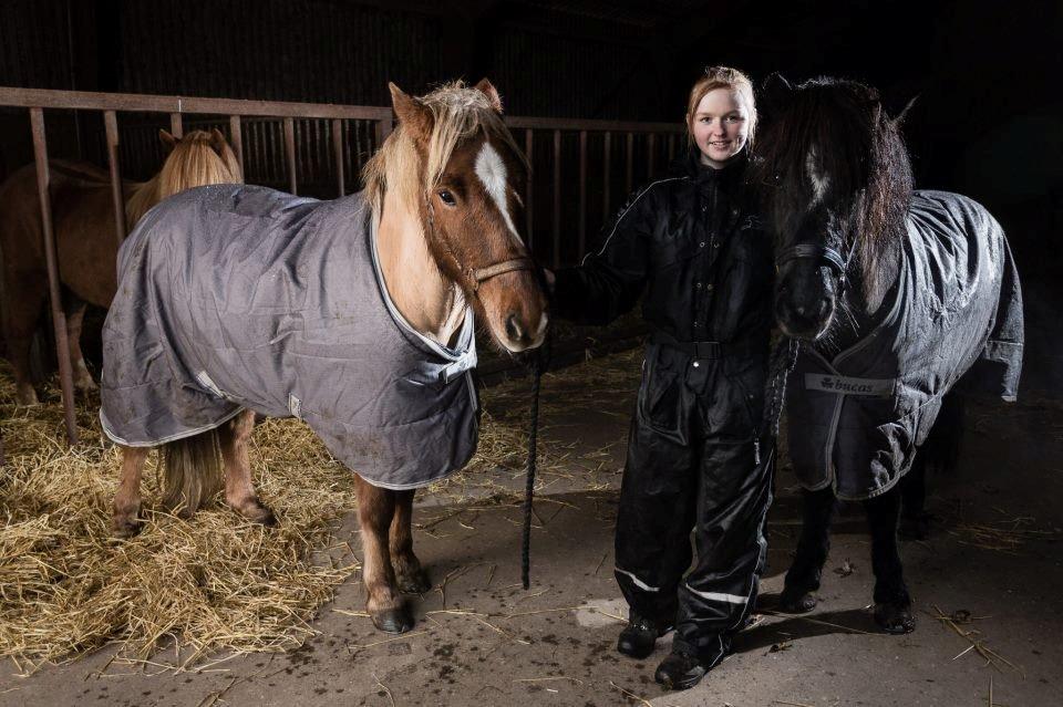 Islænder Askjör fra Lyskjær [Mit kæreste eje] - Mig med Aske og min søsters hest Bjarmi<3  billede 4