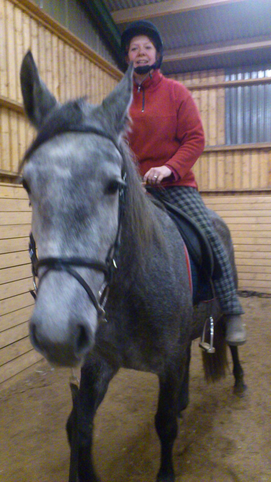 Lipizzaner Fantasia - 290 - Første gang på ryggen af hende 14-11-2012 billede 3
