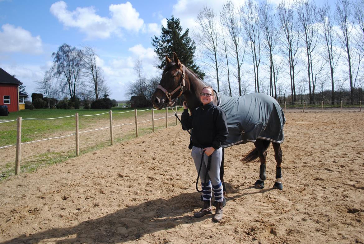 Dansk Varmblod kærvangs prima donna light  - Prima og Jeg med vores fine RBH Cooler :).. billede 20