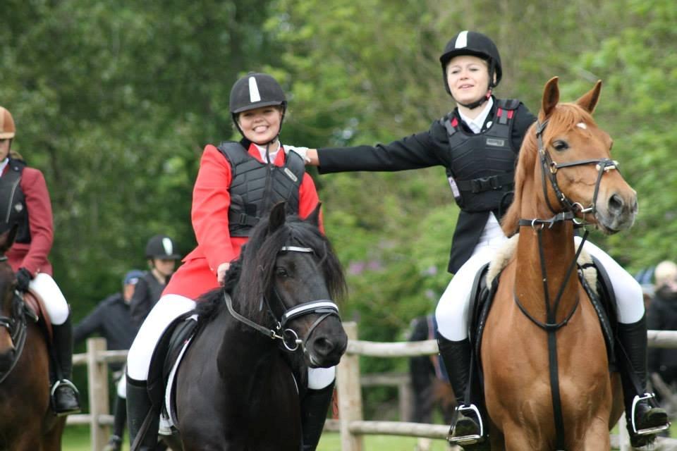 Tysk Sportspony Bacardi - Mig og min veninde til springstævne billede 7
