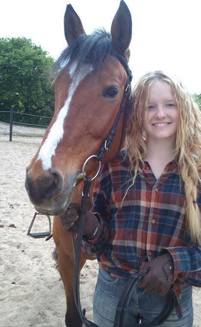 DSP Malou - Mig og Malou 2 dage inden hun blev aflivet :)  billede 1