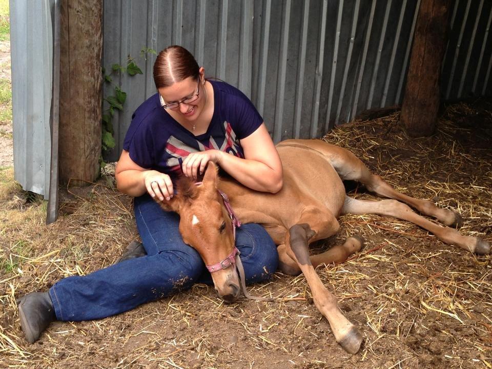 Dansk Varmblod Angel of music (SOLGT) *For evigt elsket <3* - Angel og mig hygger med en lille lur :) billede 45
