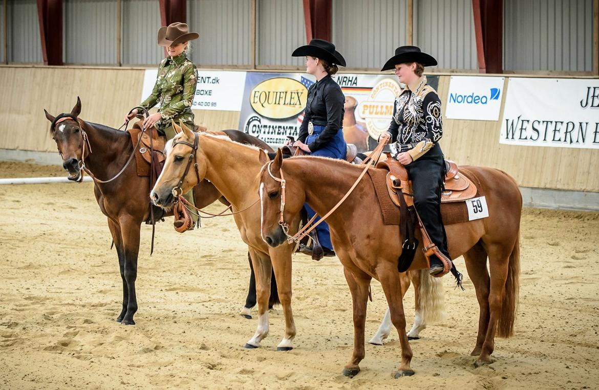 Quarter Roosters Final Pine - Præmieoverrækkelse i Youth Horsemanship. Ride In, Juni 2013. Foto: Sewell billede 9