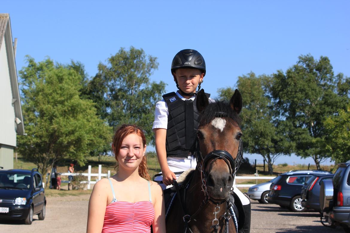 Hollandsk Sportspony July - Lillebror Kristoffer rider hans første stævne på Juls, og de var fejlfri, nurh! Foto: Caroline Pedersen. billede 15