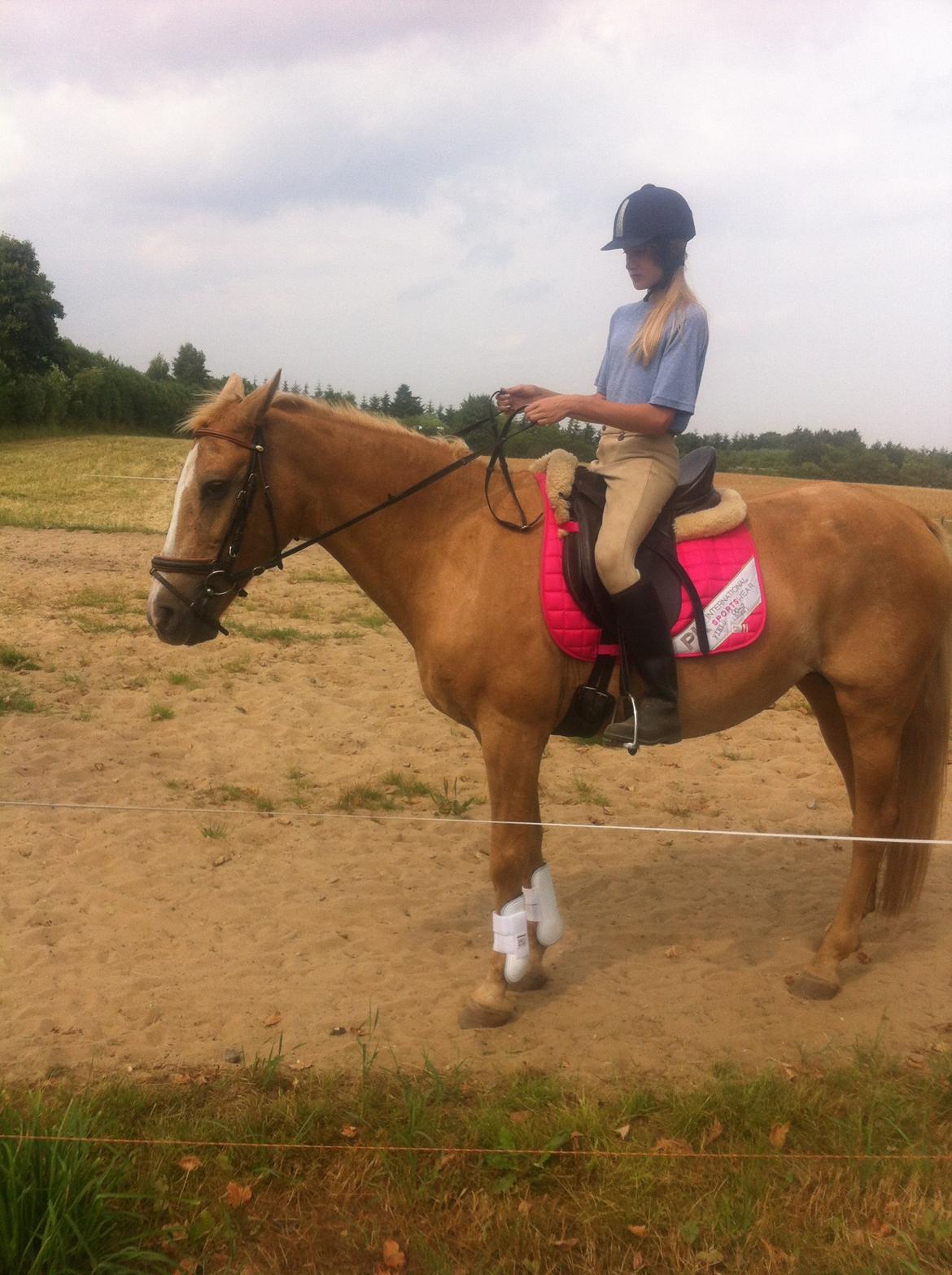 Palomino Blondie - Ude og ride :-) billede 7