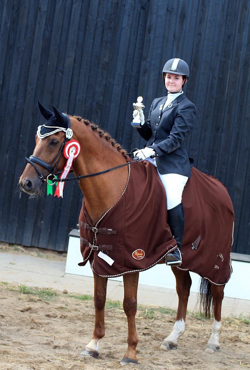 Dansk Varmblod Saxo - 21/9-13 Finale i Søhøjlandscup og vinder af cup og klasse <3
Foto Mor <3 billede 24