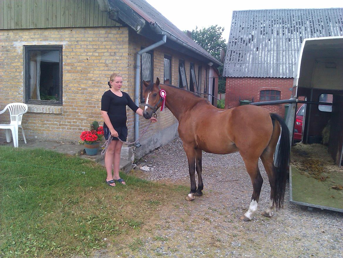 DSP Lynghøjen's Freeway - mig og tykke pony far uggerhalne  billede 2