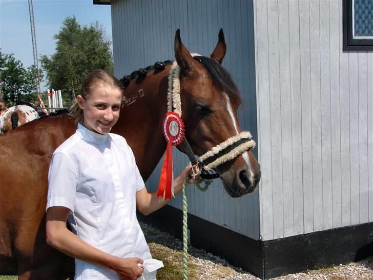 Arabisk fuldblod (OX) Ibn Sapa OX  - Mig og Sapa, vi vandt LC3´ en i Harridslev Rideklub :) (taget af Kia Hansen - disse billeder må ikke kopieres) billede 2