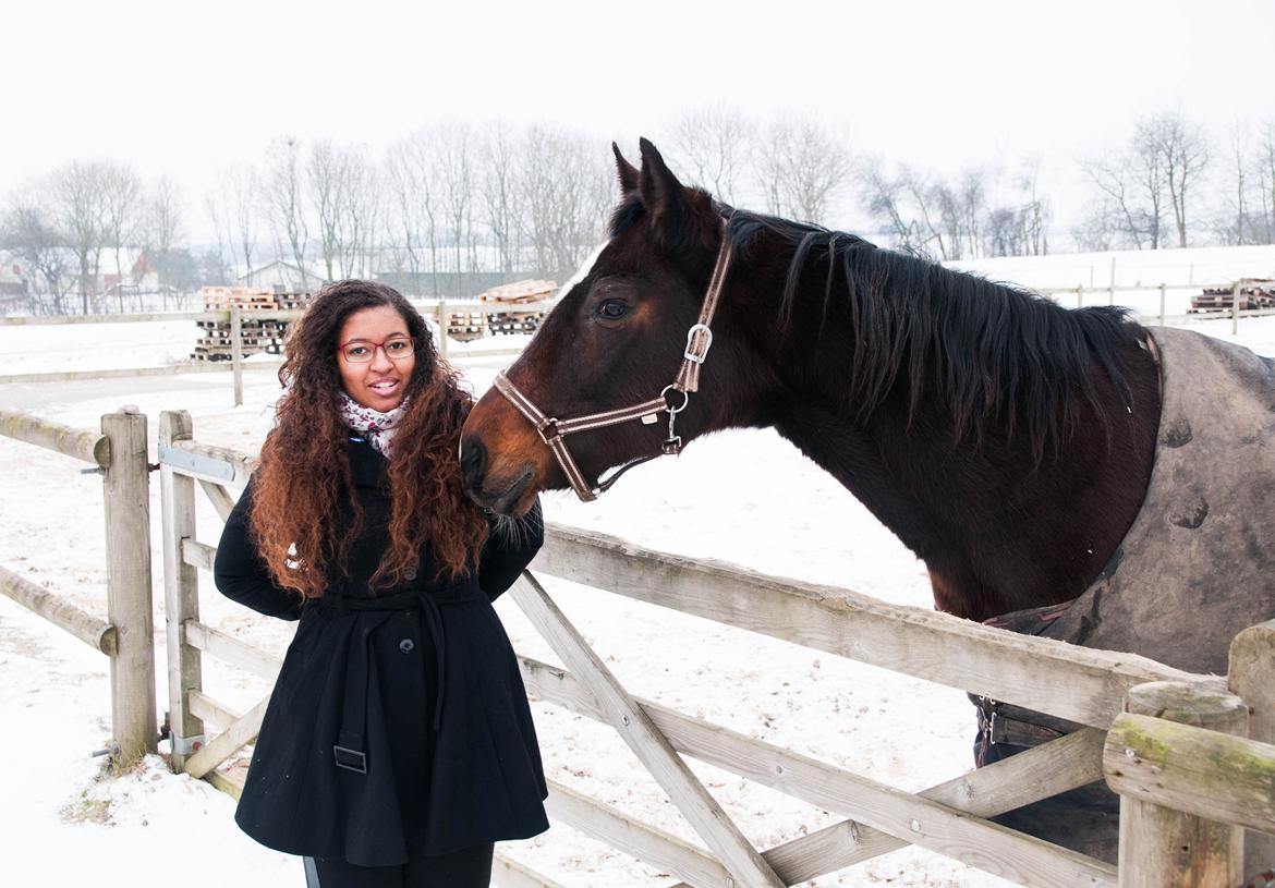 Dansk Varmblod Malou Rishøj - Mig og Malou, 5 år efter vi gav hende væk :) billede 2