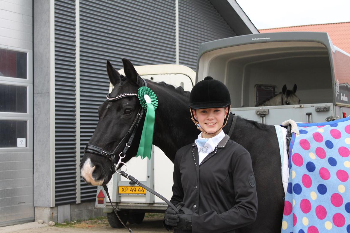 Anden særlig race Horse-Wear's Oktober - Nr. Aaby D-stævne d. 12-04-2014. Min første LA1 og LA3, gik super fint i begge klasser! Fik en 4. plads i LA3, det var over hvad vi havde troet! <3 Skønne dyr  billede 4