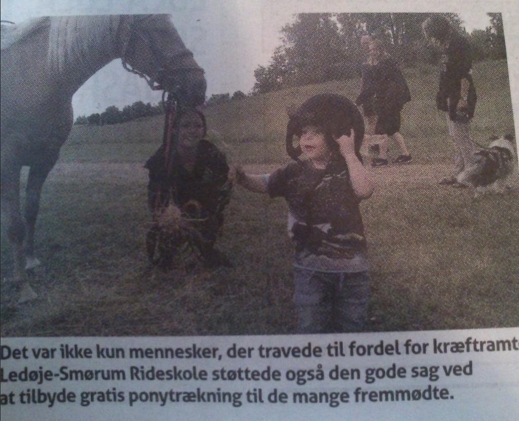 DSP Grønagergård Dobra - Ponyen var ude og give trækketure med kræftramte og andre børn <3 <3 billede 20