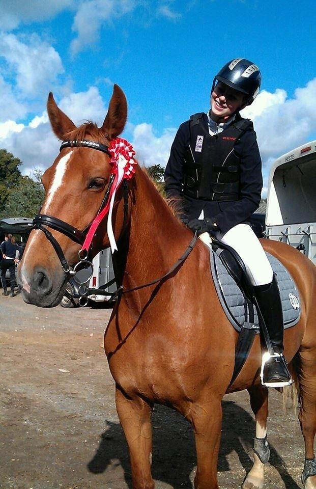 Tysk Oldenburger Bladsgaards Windy Sky - Vores første stævne d. 23/8-14 1 plads i LD billede 7