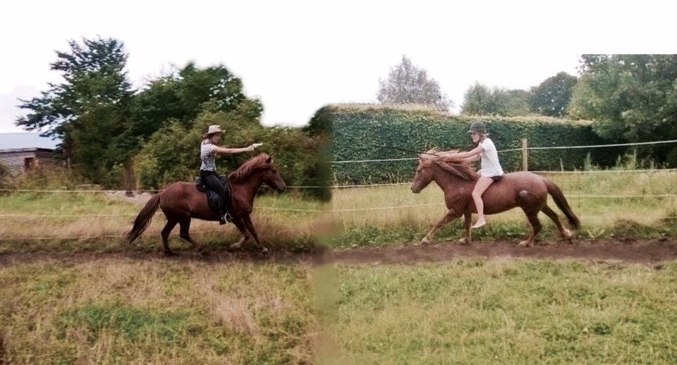 Islænder Örsen Børsen - Cowboy, indianer og hest :D <3 billede 2