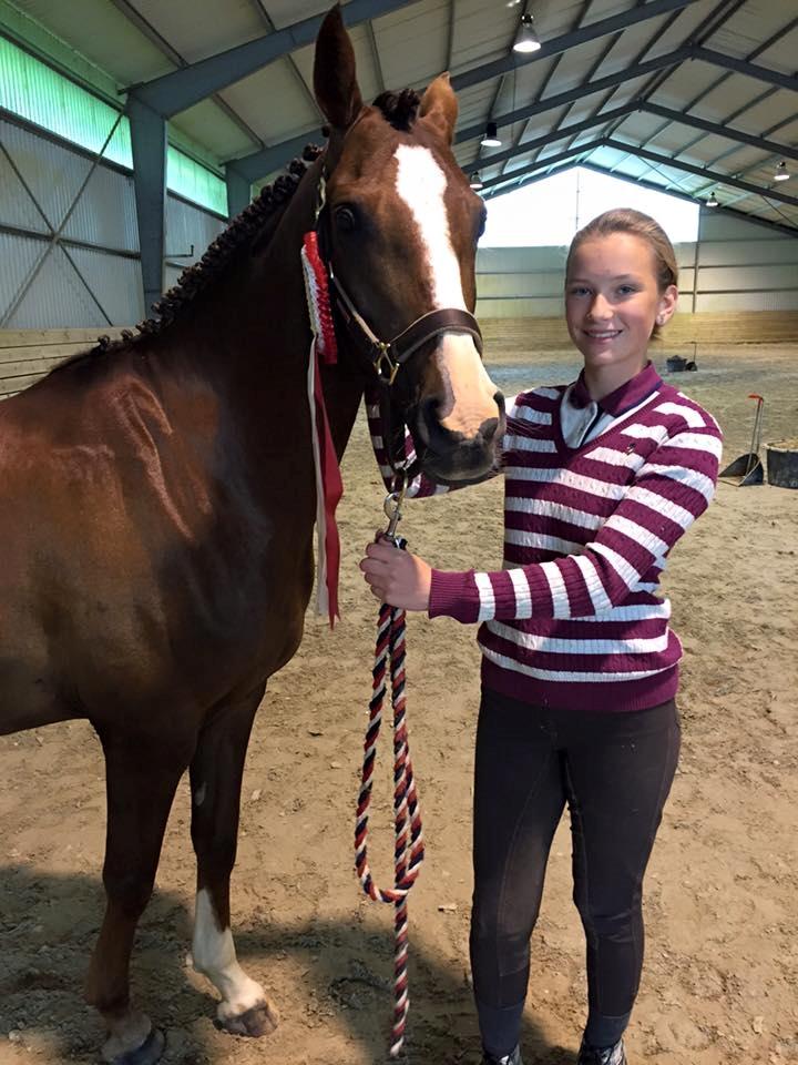 Tysk Sportspony Falkenhofs Infinity - Vinder ud af 34 heste - striglekonkurrence 2015 Tina Lund ridelejr. Tina Dufour (Horsegroom Denmark) var dommer. billede 3