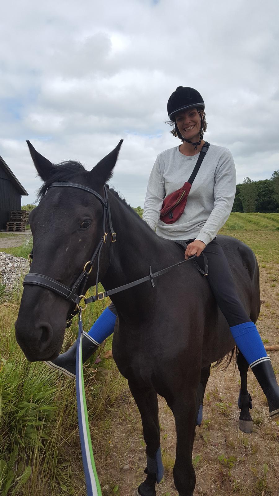 Traver Tojo  - Første gang på ryggen af ham, ikke helt tilfreds nægtede at gå🙄 billede 8