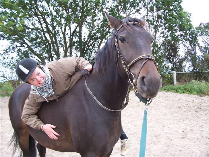 Anden særlig race Fighter Dianado *R.I.P.* - Pernille oppe og ligge på Fighter for 2 gang billede 12