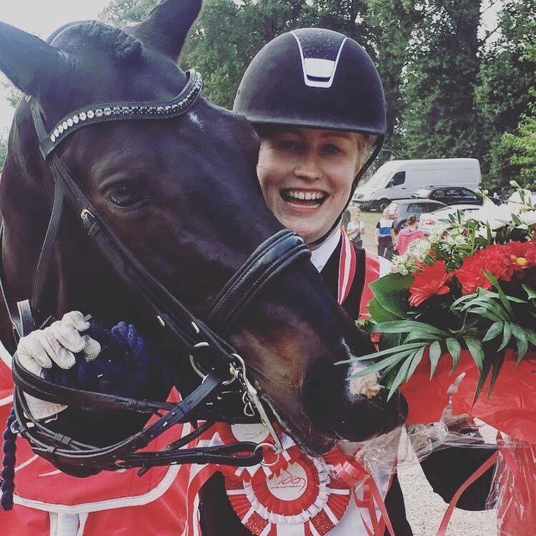 Dansk Varmblod Sir salvador - Danmarksmestre U25 paradressur 2018 billede 12
