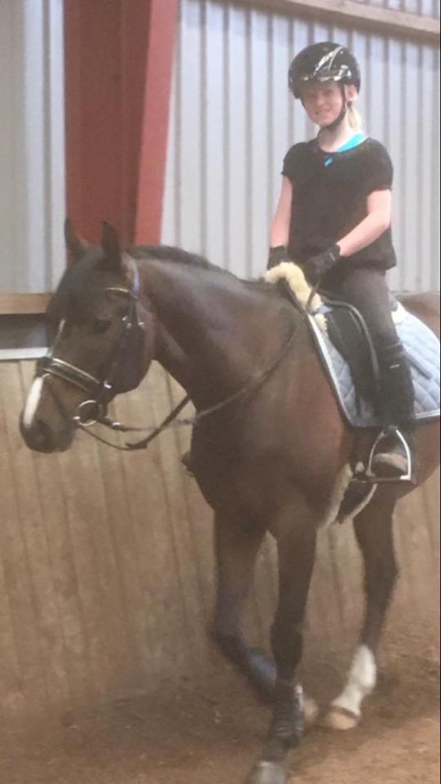 DSP Hesselbjerge's astonmartin - Siljes første tur på hendes nye pony billede 5