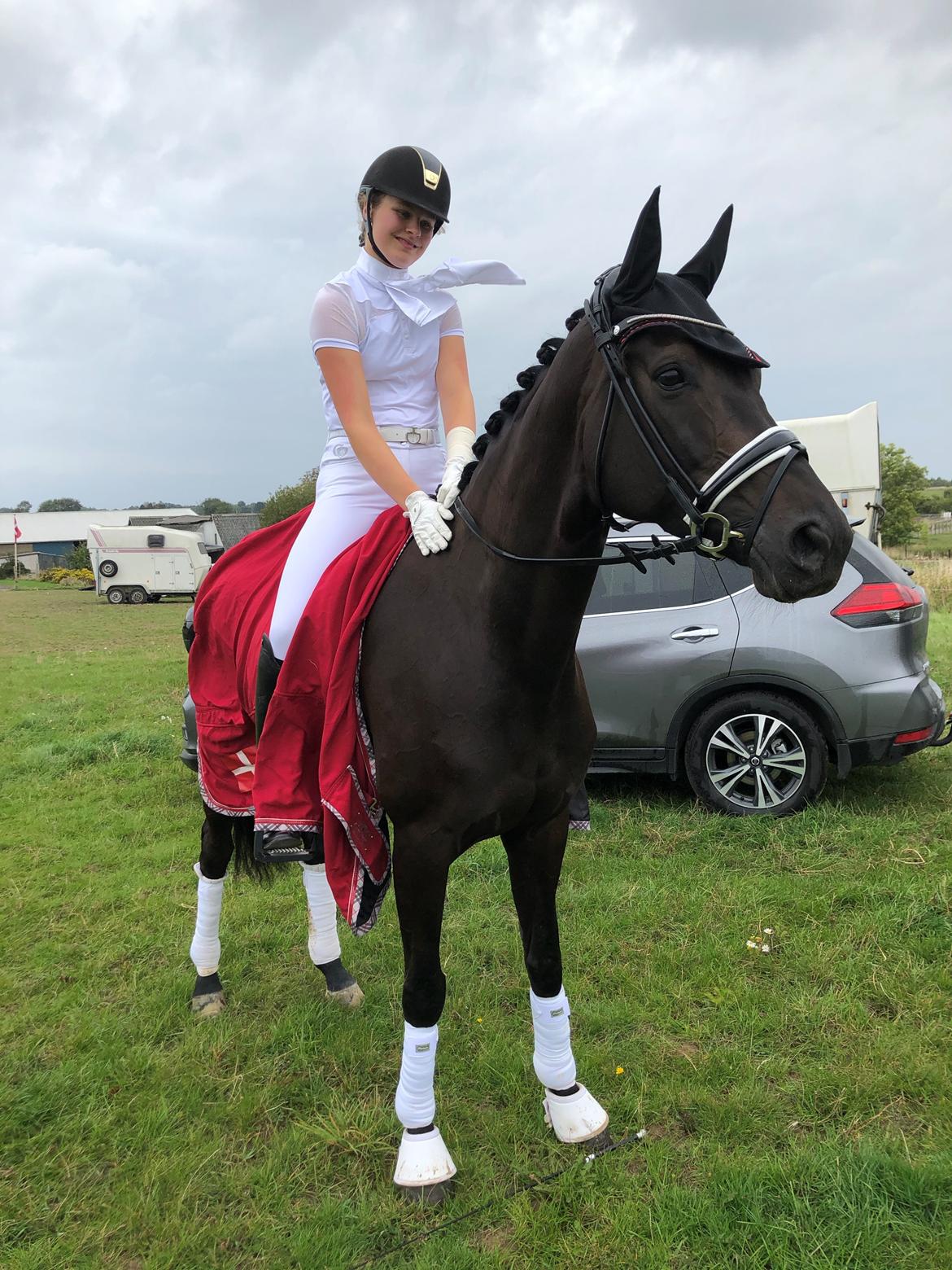 Dansk Varmblod Villumhøjs Lady Super Dancer - 1. Plads i LA1 med 70,7% billede 2