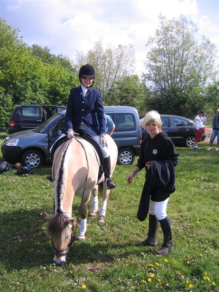 Fjordhest Sleipner  - Sissel og Jeg <3 stævne i hals rideklub (: billede 6